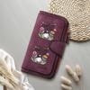 Cute Duck Print Wallet Fashion Faux Leather Purse Casual Portable Women Card Holder