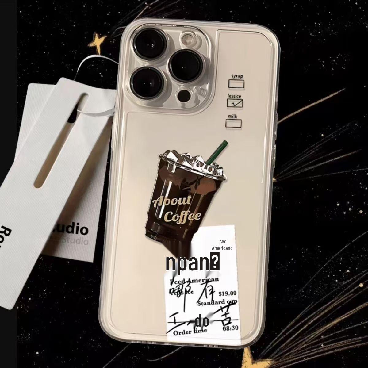 

Универсальная кофейная чашка и мягкий чехол для iPhone 14/15/16/17/17 Pro Max iPhone 11