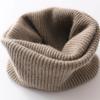 Autumn and Winter Scarf Unisex Warm Thickened Soft Neck Cover Versatile Fake Collar Windproof Knitted Pullover Scarf