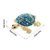 Handcraft Metal Turtles Jewelry Organizers Storage Solution Secure Lock for Jewelry Protective Display
