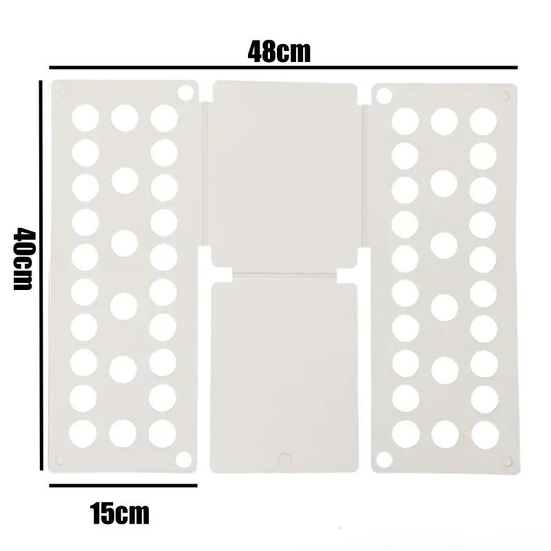 PP Plastic Clothes Folding Board Quick T-Shirt Folding Tool Lazy People Helper Home Travel Shirt Storage Organizer Accessory