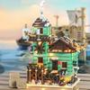 Urban Area Compact Size High-Quality Fishing High-Quality Village High-Quality Cabin Tiny Scale High-Quality Building High-Quality Blocks