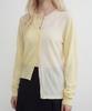 NORMOR Mixed Fabric Cardigan Butter