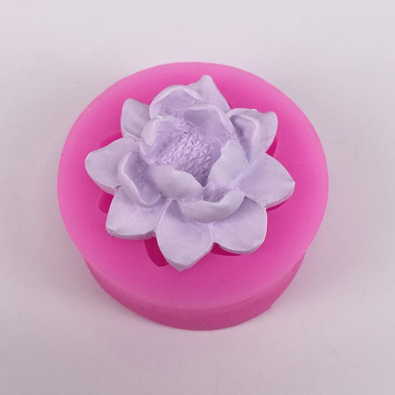 1Pc Lotus Form Silikon Form Diy Gebäck Cupcake Schokolade Seife Backformen Form
