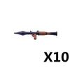 MOC Military Building Blocks Accessories Weapons Guns Special Forces Soldiers AKM Rocket Launchers Night Vision Toys Gifts X036