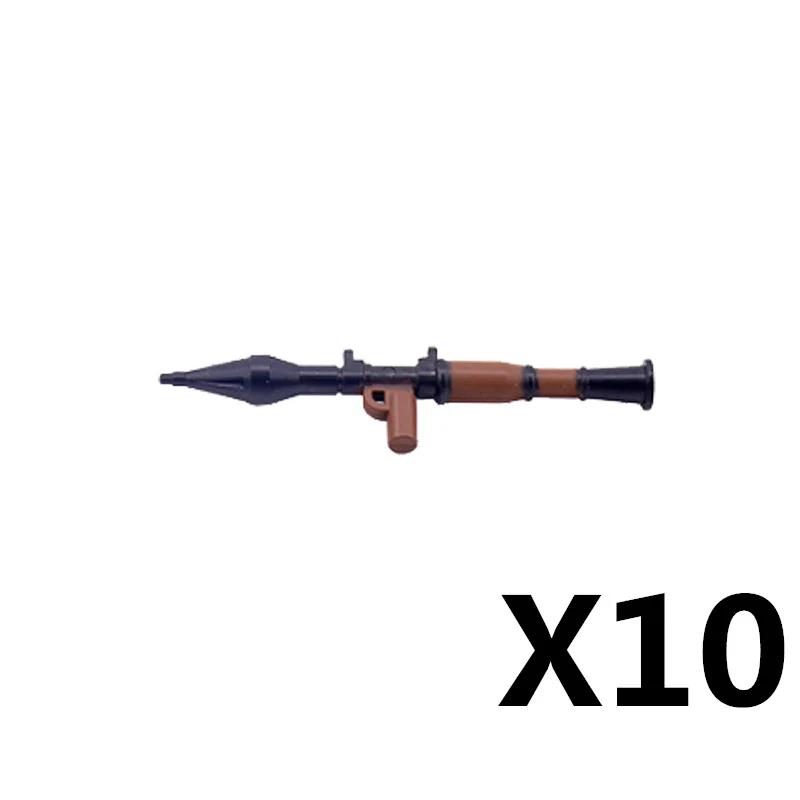 MOC Military Building Blocks Accessories Weapons Guns Special Forces Soldiers AKM Rocket Launchers Night Vision Toys Gifts X036