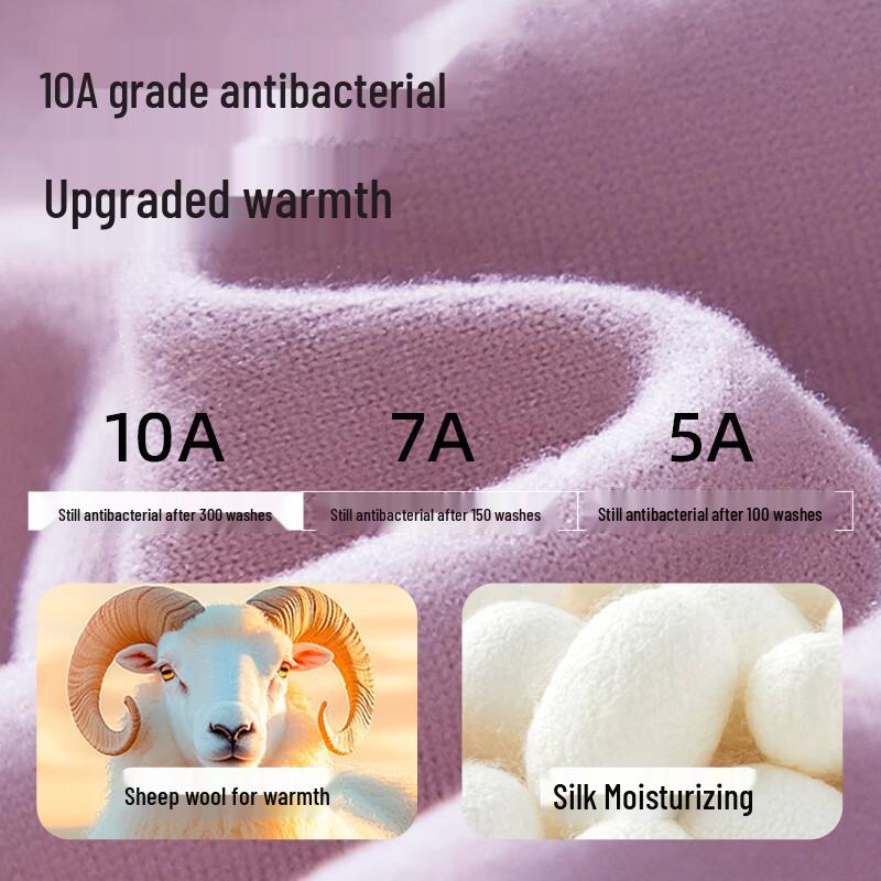 Miiow Women's Cashmere Silk Thermal Top with Built-in Bra Pads