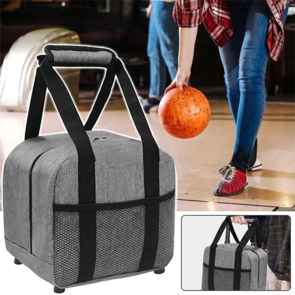 Storage Bag Single Bowling Bag With Padded Bowling Container Case Bowling Ball Bag  Men Women