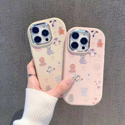 Bonhomme de neige Convient pour Apple 16 IPhone Animation 15plus Créatif 14 Coque Souple en Silicone 13 Étui pour Téléphone Mobile 12promax