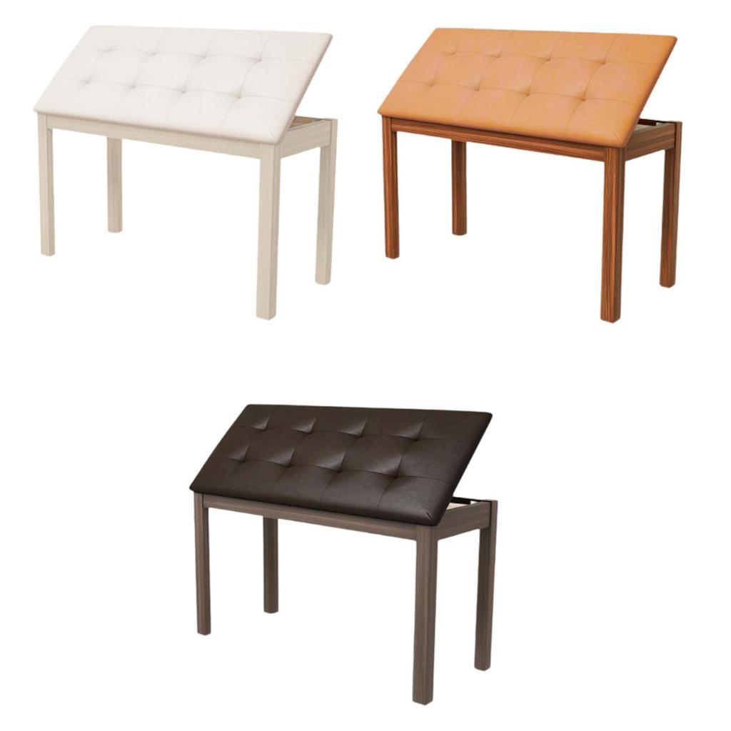 Ławka do pianina Siedzisko do pianina Wszechstronny stołek-regał Wytrzymałe krzesło-ławka do pianina dla