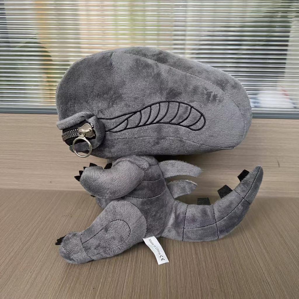 25cm Alien Xenomorph Plush Toy Cartoon Stuffed Doll for Boys Girls Fans Birthday Christmas Gifts