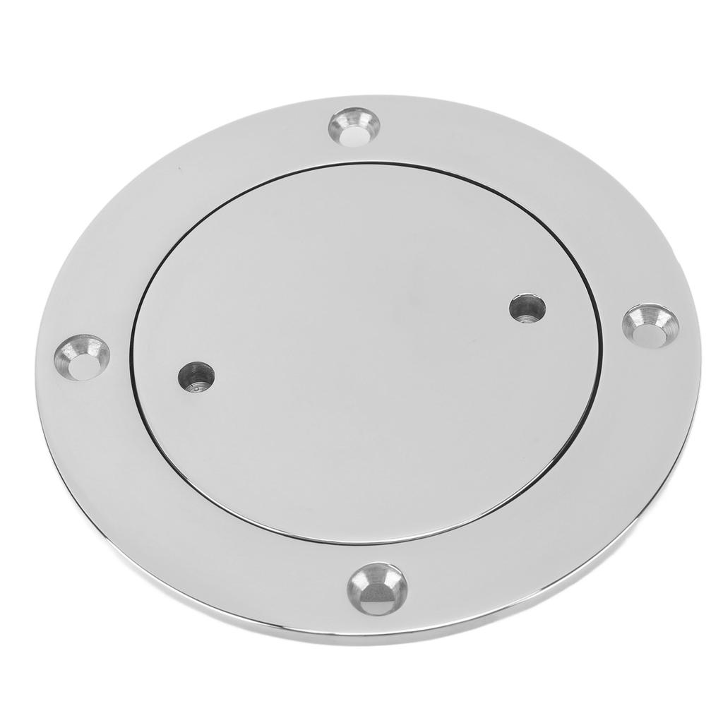 Deck Hatch Cover Marine Grade Stainless Steel 316 Round Deck Hatch Cover Lid Yacht Boat Hatch Plate 3in (1351SA)