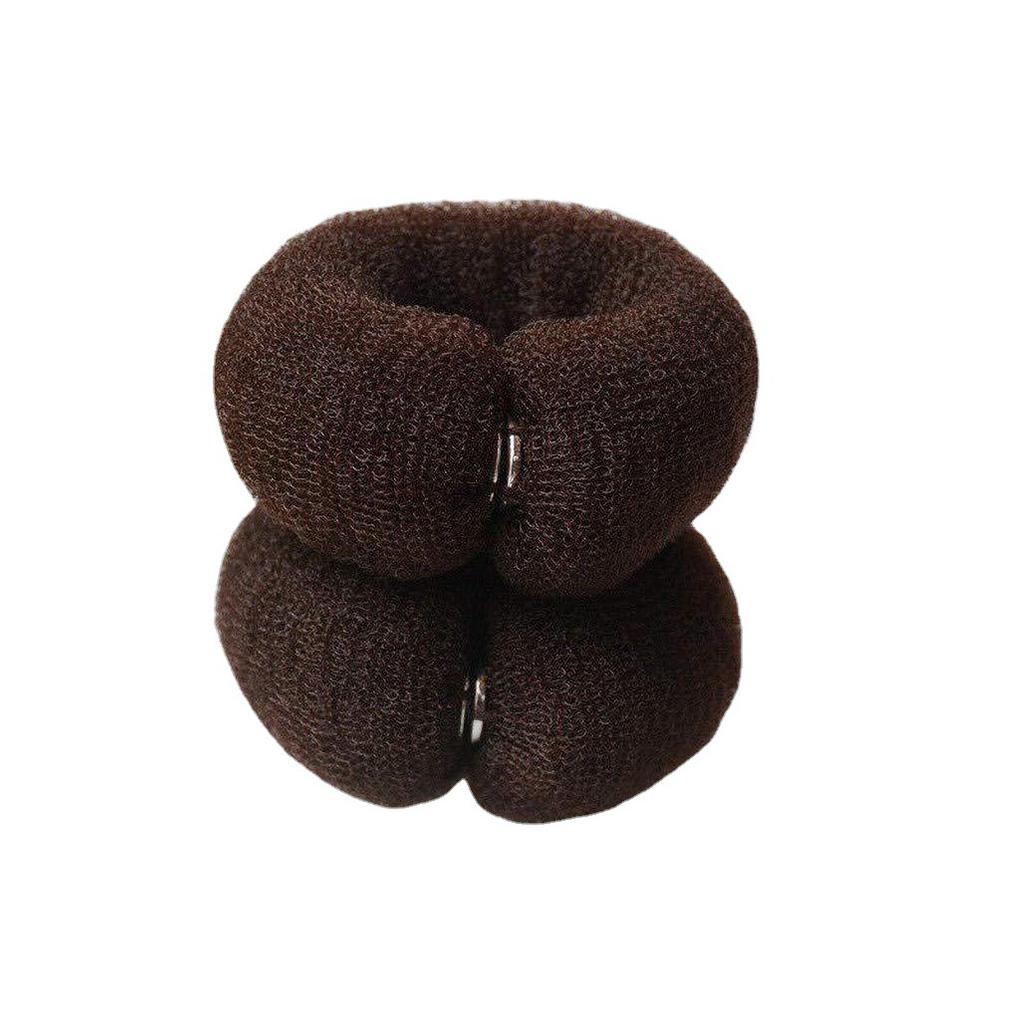 Anello Portautensili per Capelli da Donna in Nylon Elegante Accessori Fascia per Capelli per Chignon da Interno Esterno Matrimonio Danza