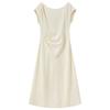 Elegant Off-Shoulder A-Line Midi Dress