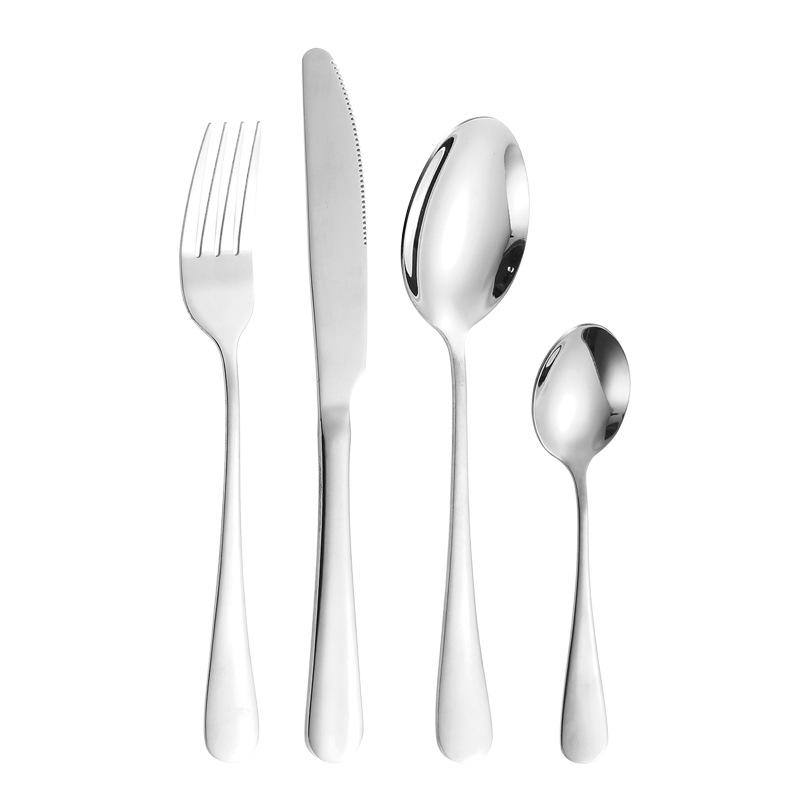 1010 Nerezové nádobí, 24dílná sada dárkových krabiček, hotelové westernové nádobí, steak, nůž, vidlička, lžíce, westernové nádobí, dárková krabička