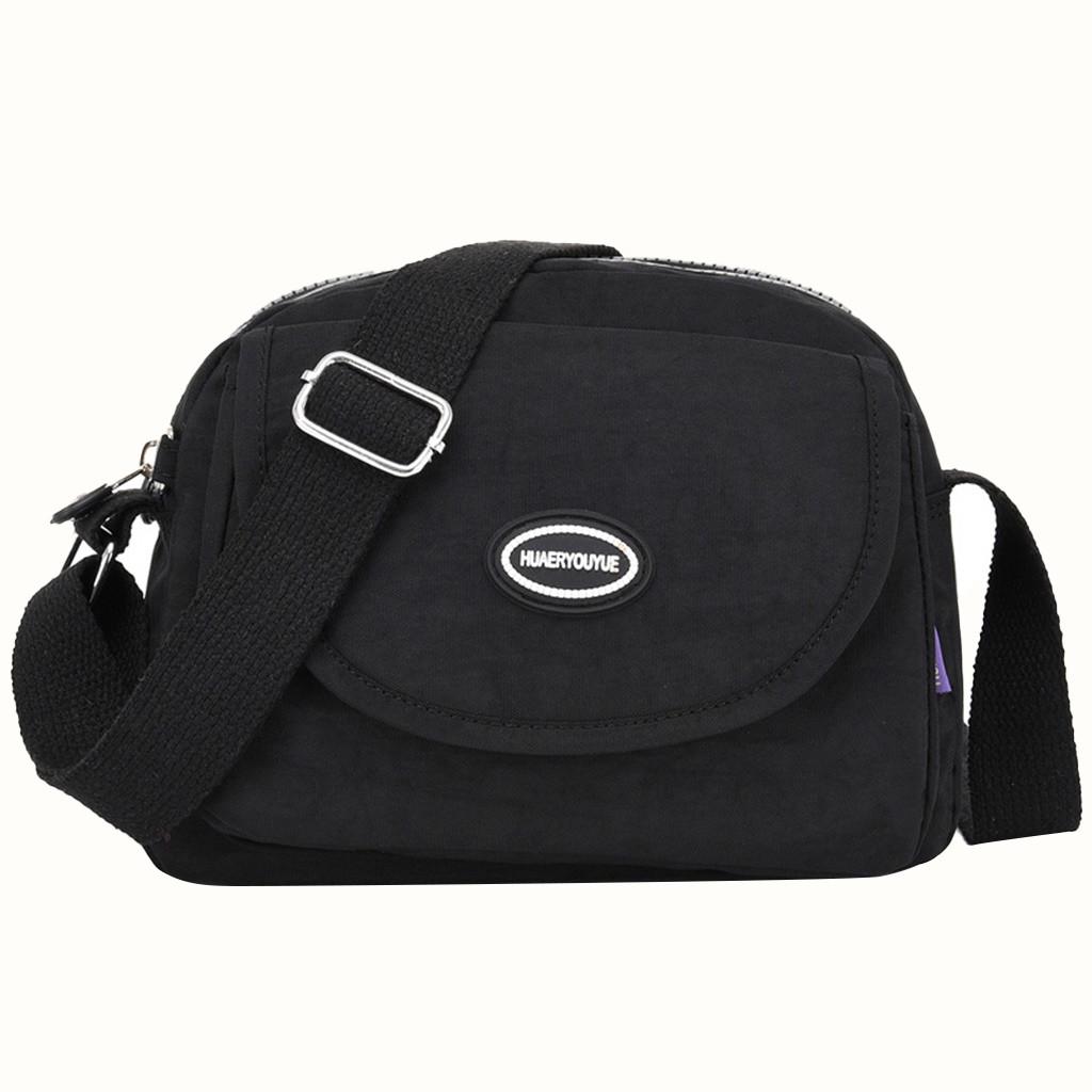 Women Nylon Shoulder Bag Waterproof Daily Shopping Handbag MIT