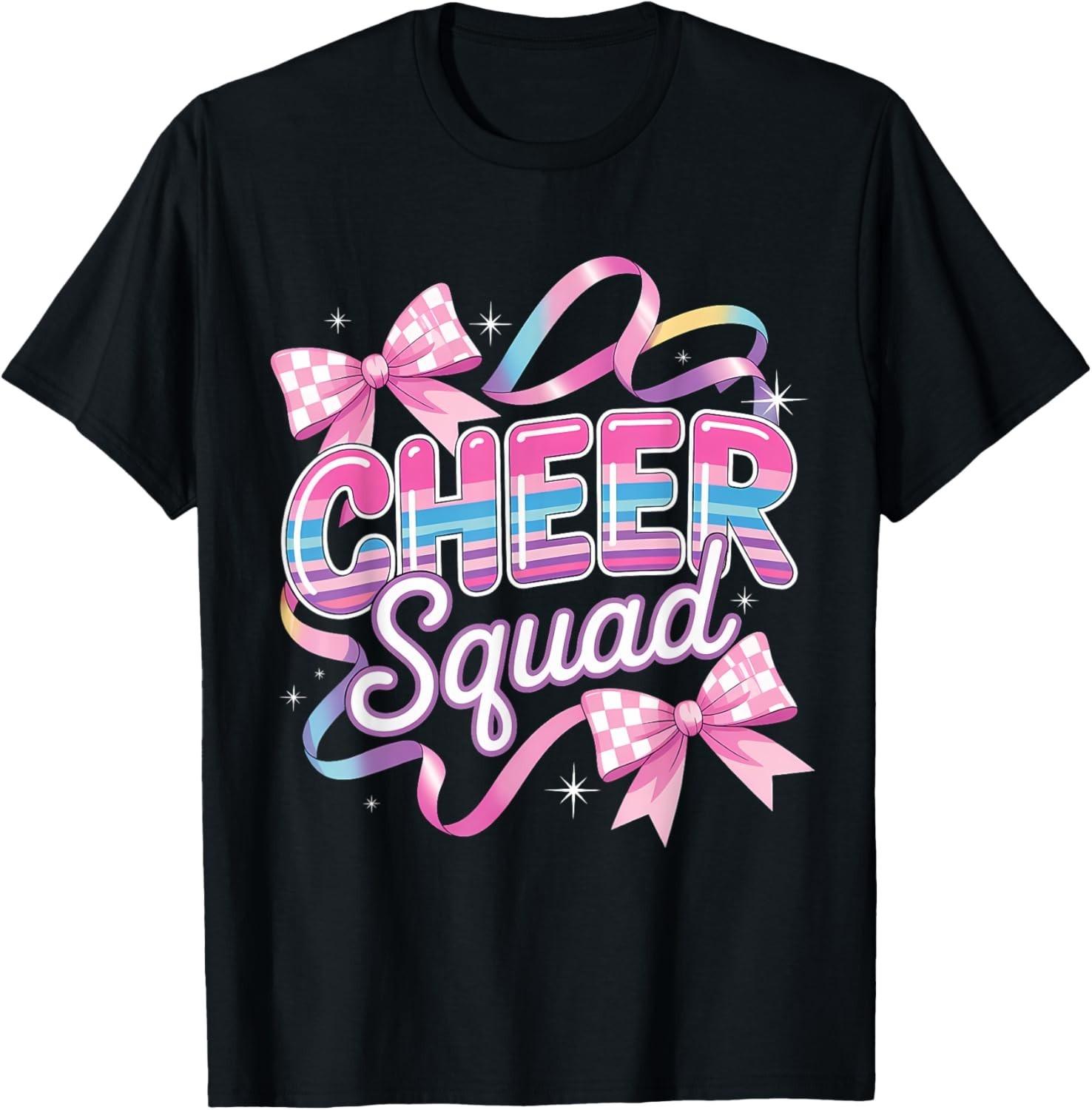 Cheer Squad Cheerleading Cheerleader Cheering Squad Matching unisex T-Shirt Mens Womens Tees Top 4XL