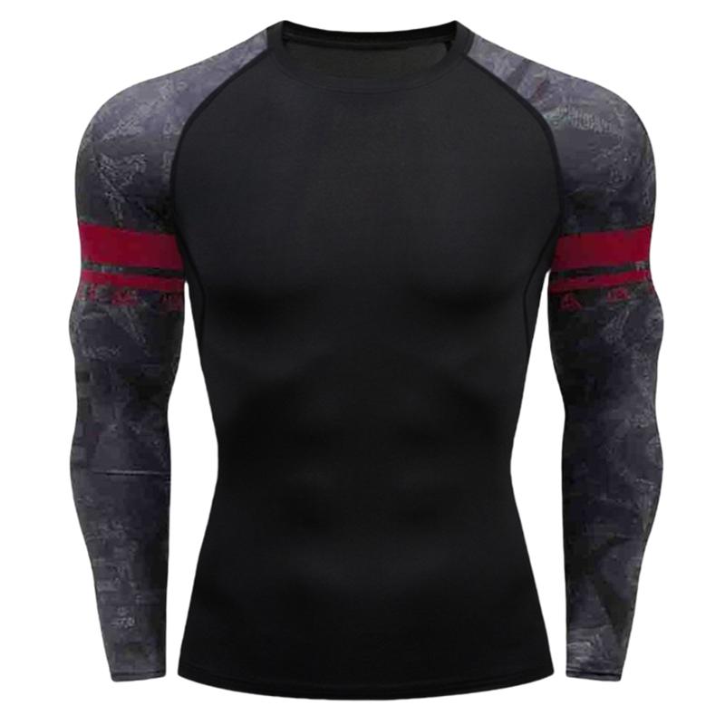 MMA T-shirt Men's Rashguard Long Sleeve Muay Thai T-shirts Gi BJJ Jiu Jitsu MMA Compression Shirt Fitness Gym Boxing Jerseys