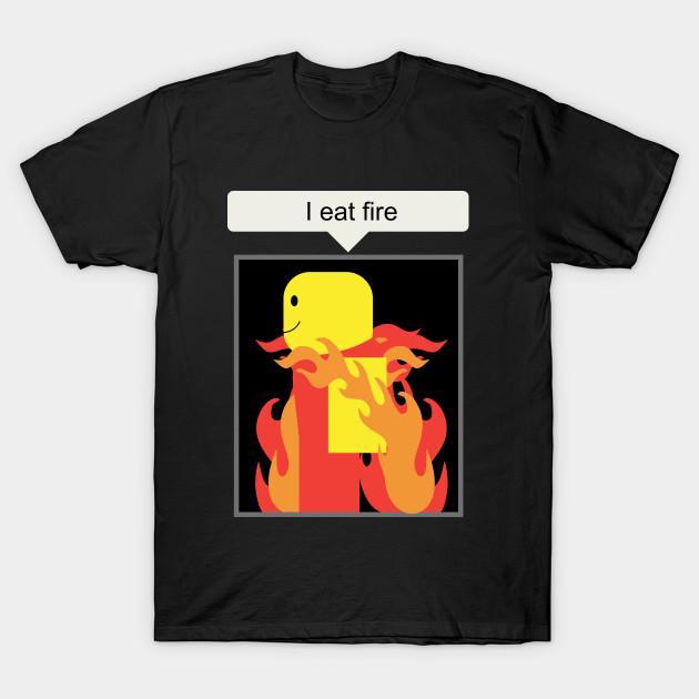 roblox fire t shirt