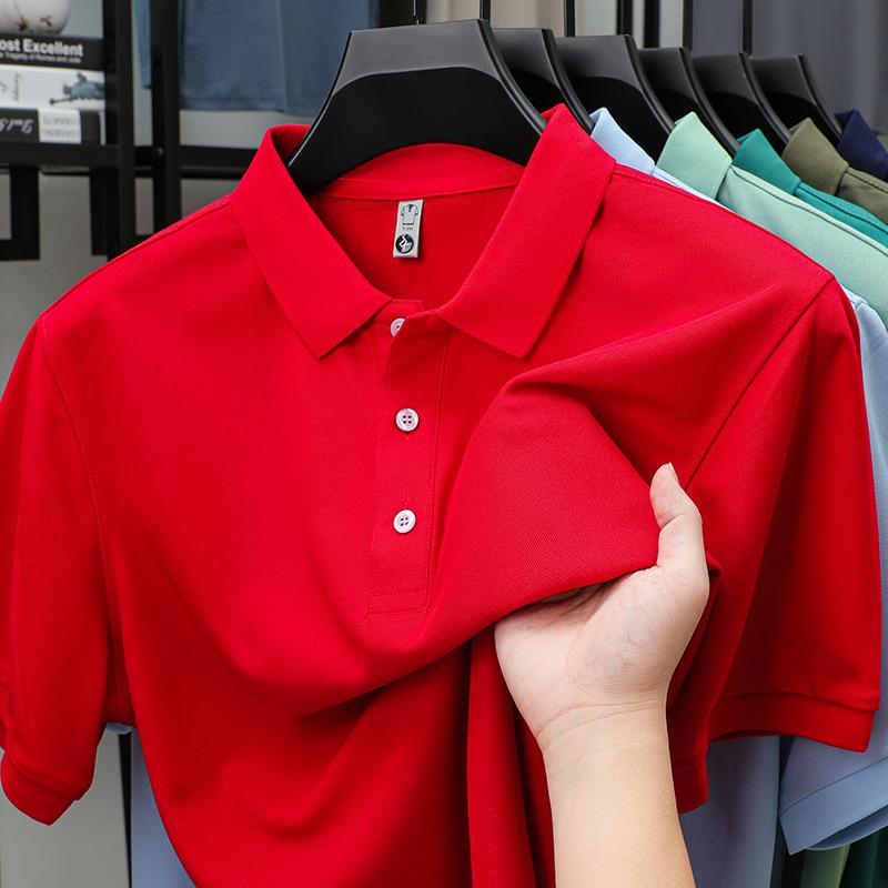 Herren Revers Kurzarm Poloshirt Business Casual Herren T-Shirt Kleidung, Günstiger Antrieb Dnu