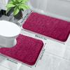 Bathroom Absorbent Floor Mat Home Bathroom Floormat Quick Drying U-shaped Toilet Cushion Carpet Bathroom Accessories At The Entrance of The Toilet
