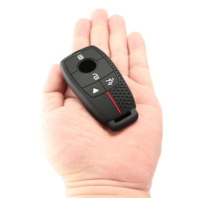 Silicone Car Key Case Cover Key Holder For Mercedes Benz A C E S G Class GLK GLC CLE CLA GLE GLS W177 W205 W213 W222 X167 AMG