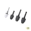 Hex Shank 3-Jaw Chuck 0.3-8mm Mini Drill Conversion Tool for Electric Grinders