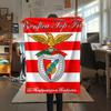 Benfica LOGO Flanelová deka, Vysoká kvalita, Pohodlná pro všechna roční období, Domácí dekorace, Teplo a pohodlí