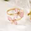Bunte Emaillenblumen-Armreifen für Damen Elegante Weiße Große Florale Offene Armreifen Trendiger Sommerurlaub Schmuck Geschenk