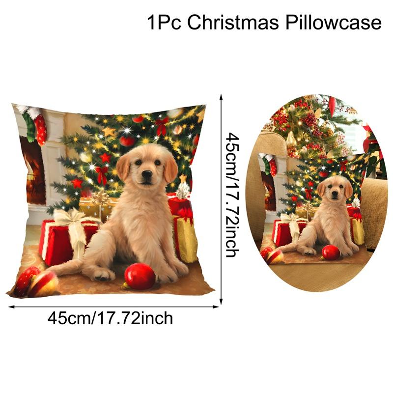 

Christmas Snowman Cushion Cover Decorative Pillow Cover Throw Pillow Case Christmas Decor 2026 for Home Decor Sofa Pillowcase