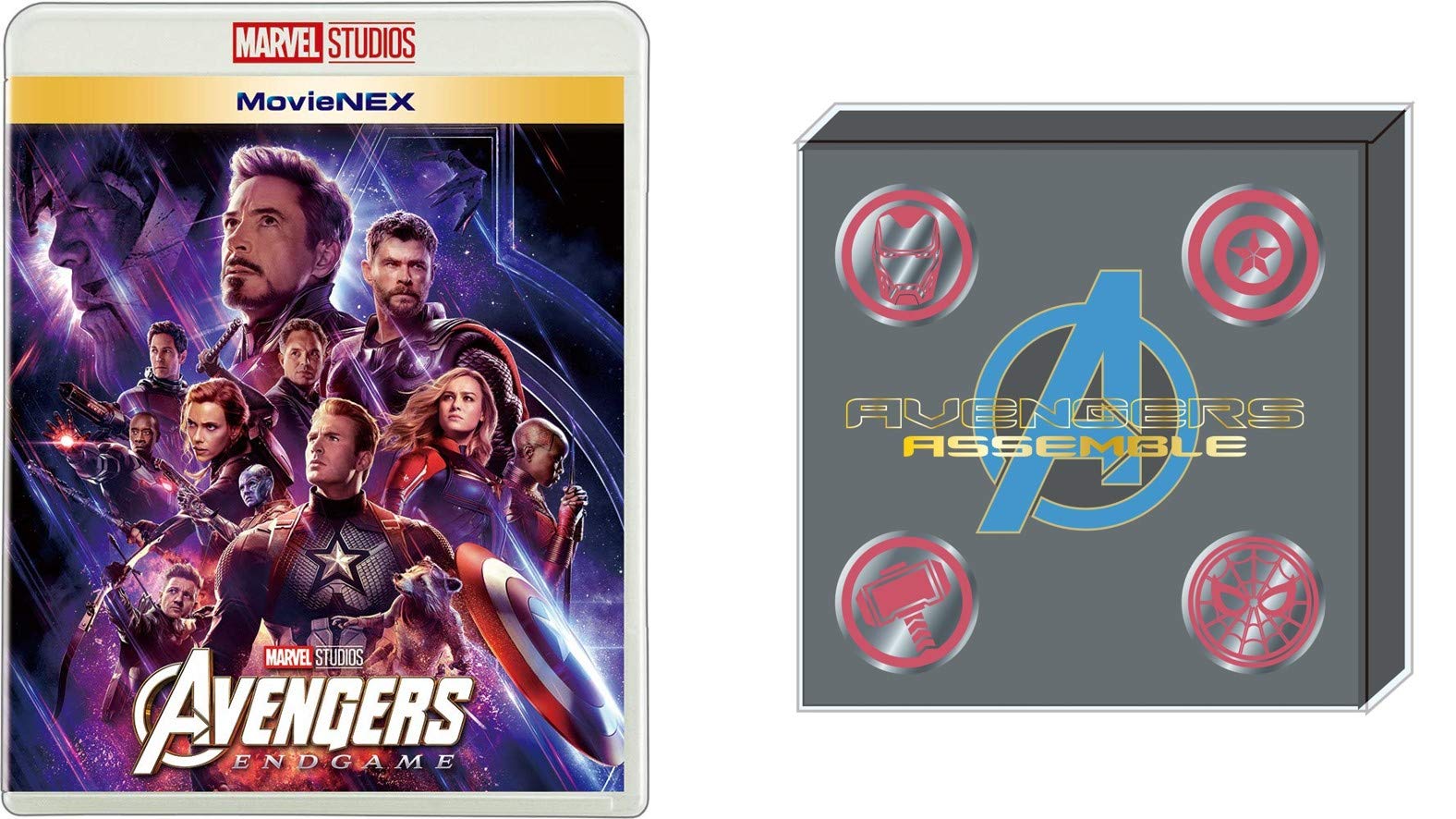

Endgame MovieNEX DVD Digital Copy MovieNEX Original Pin Badge Avengers [Blu-ray + + + World] (Includes Set) [Blu-ray]