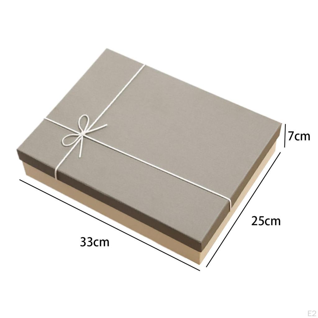 Empty Gift Box Mother's Day Cardboard Creative with Lid Rectangular Packaging for