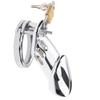 Male Chastity Lock CB6000sm: Metal Birdcage Seminal Vesicle Restraint Sex Toy
