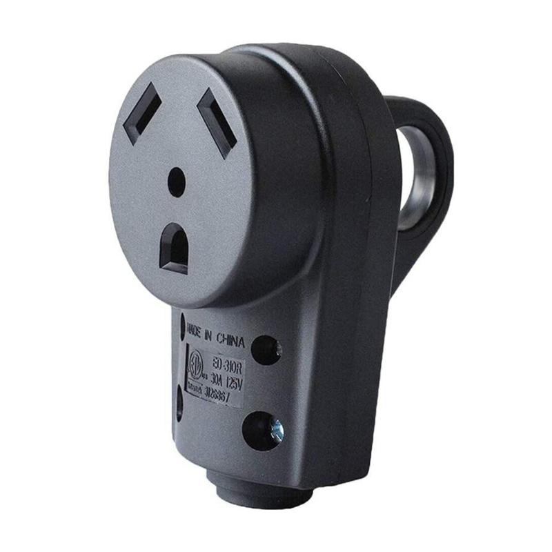 30Amp 125V Car Replacement Power Outlet Connectors With Metal Housing ABS Components For Camping Vehicles Power Supply