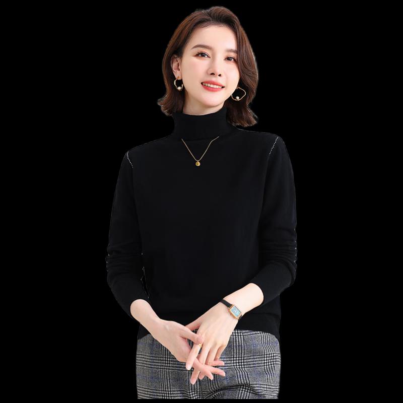 

Женский свитер из стираемой шерсти с высоким воротом Hengyuanxiang HTNZ14 175