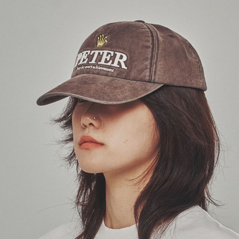 

MY NAME IS PETER 5-PANEL PREX CAP - CHARCOAL OS