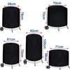 Waterproof Dome BBQ Cover for Weber Charcoal Kettle & Char-Broil Grill, Heavy Duty Outdoor Smoker Cover with Drawstring