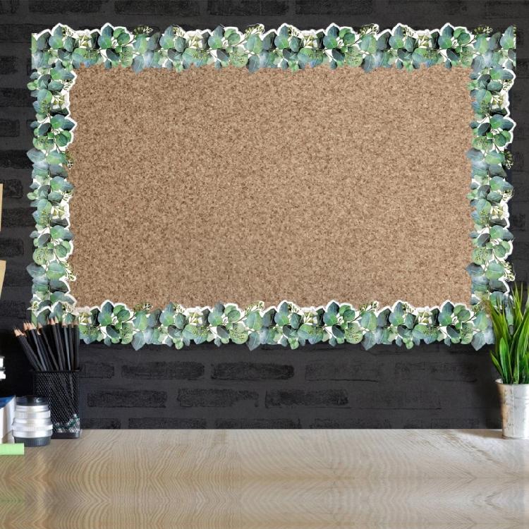 49ft Border Trim for Bulletin Board, Notice Board, Classroom Chalkboard Decoration, Plant Leaf Bulletin Board Border