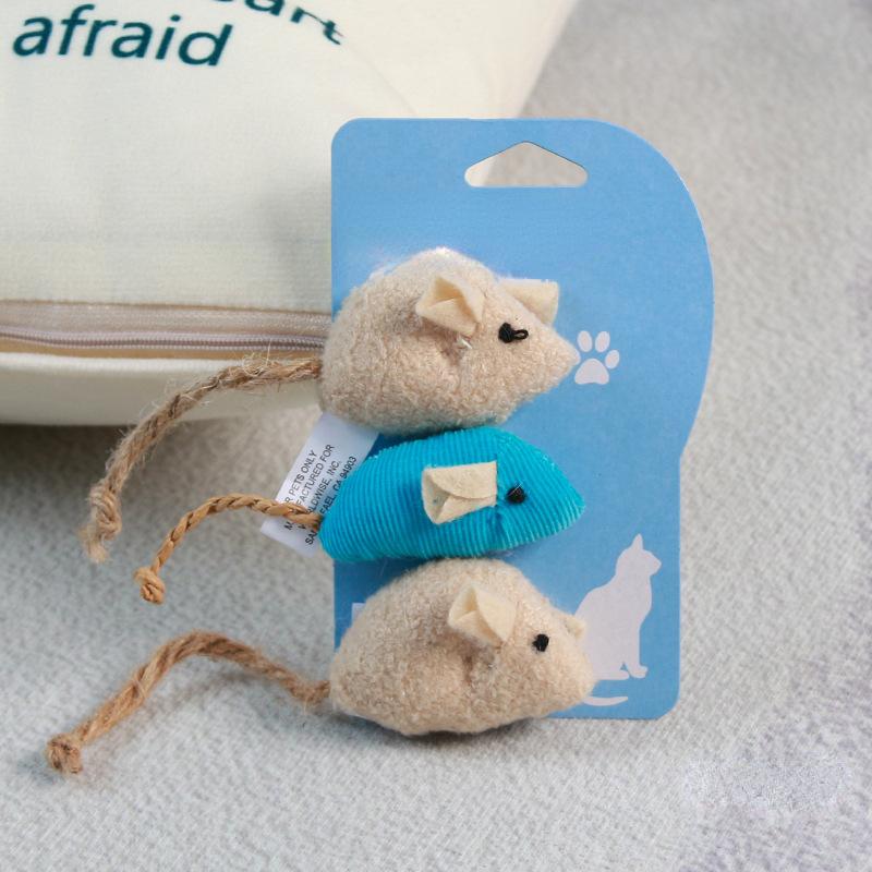 

3 шт. Новая плюшевая игрушка-симуляция мыши для кошек, плюшевая мышь, устойчивость к царапинам и укусам, интерактивная игрушка-мышь, игрушка для кошек и котят