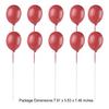1 Set Small Cake Decorating Supplies Balloon Stand Baking Set Foam Happy Birthday Decorations Party Favors Wedding Decor for DIY