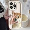 Funny Cute Animal Dog Phone Case For Iphone Apple 17 AIR 16 16E 11 12 13 14 15 XR Plus Pro Max Silicone Case Funda Shell Cover