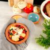 Heat-resistant stoneware baking bowl, 4 pieces