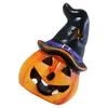 Hollowed Ceramic Pumpkins Light Halloween Pumpkins Night Lamp Desk Decoration For Indoor and Outdoor Party Decorations