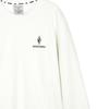 Skechers Fashionable Versatile Trendy Round Neck Sweatshirt Unisex tops Cotton-Candy-White L423U166-0074