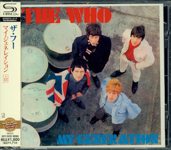 

CD WHO - My Generation UICY20181 Universal, Geff 2011 Japan ObiRock Used