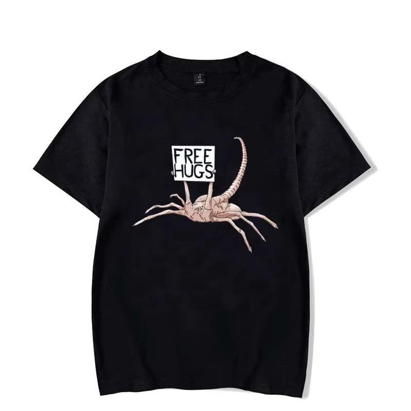 Free Hugs Funny Facehugger Aliens 2026 New Relaxing For Unisexs Tshirt T Shirt Comfortable Hip Hop Design Top Tshirts
