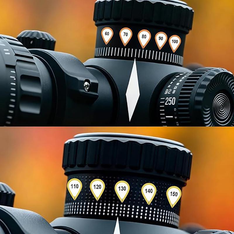 10 Sheets Rifle Scope Turret Stickers Rifle Scope Turret Tags For Close-Range & Mid-Range Precision Target Shooting Hunting