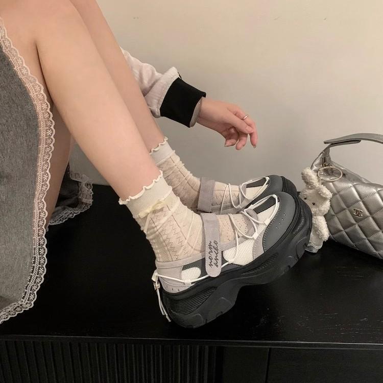 "Ziyan" Revinska~ Ballet Velcro German Training Shoes Women's Summer Platform Sandals Sports Mary Jane Shoes