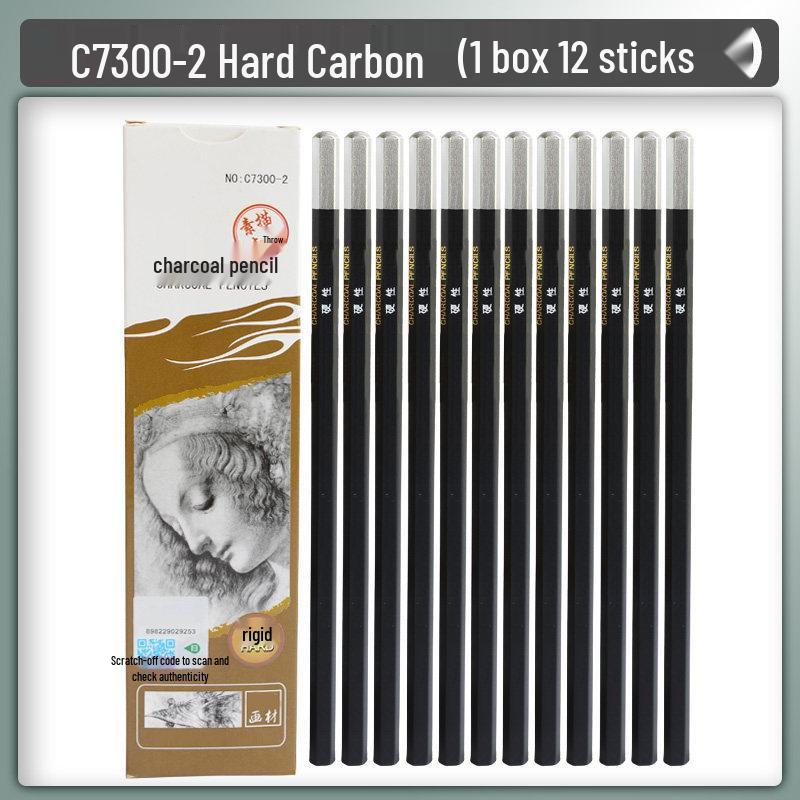 Extra Soft 2bHB Sketching & Charcoal Pen Set: Beginner Drawing & Exam Use, Includes 2h, 4b, 6b, 8b Brushes