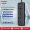 Delixi Multi-Function Extension Cord Power Strip for Home/Dorm with Multi-Socket Converter